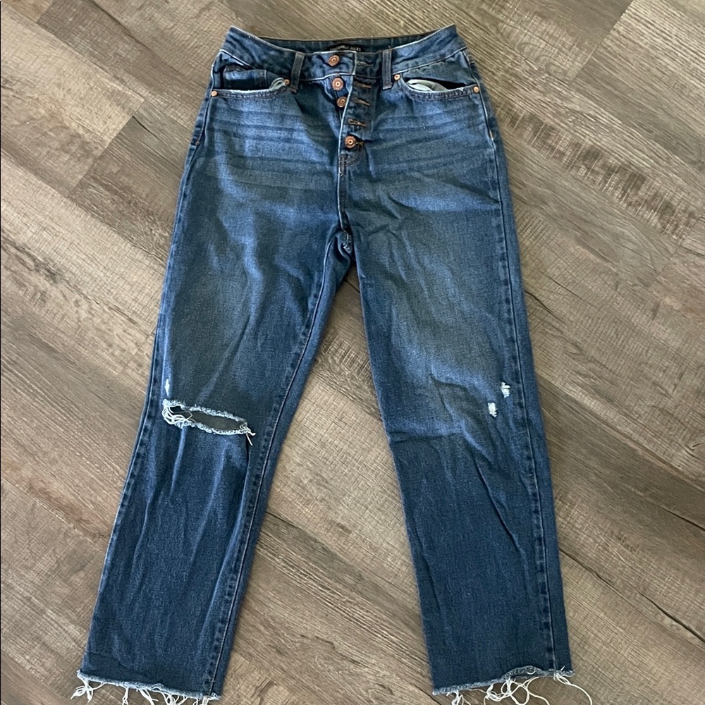 Sincerely Jules Midnight Blue Straight Leg Jeans